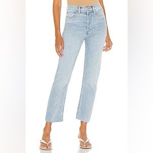 Re/done Originals x Caroline Daur The Caro Jeans Womens 26 in Sunbleached Indigo